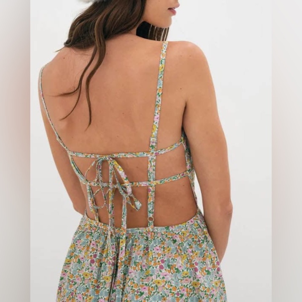For Love & Lemons Raleigh Midi Dress - M - Picture 4 of 11